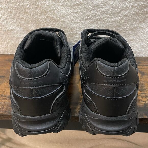 SKECHERS Afterburn Mens 15 Sneakers Athletic Work Shoes Memory Fit NEW Wide Fit - Picture 9 of 14